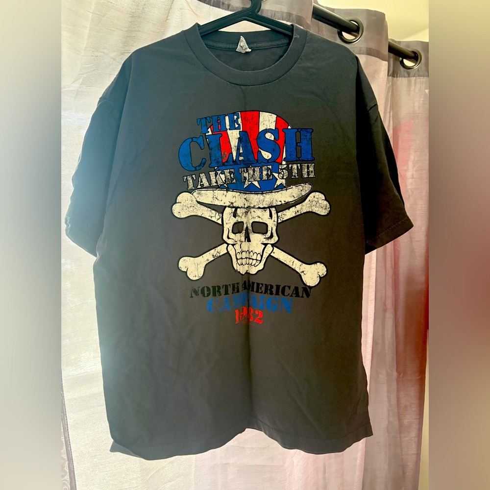 The Clash 1982 Tour Shirt XL